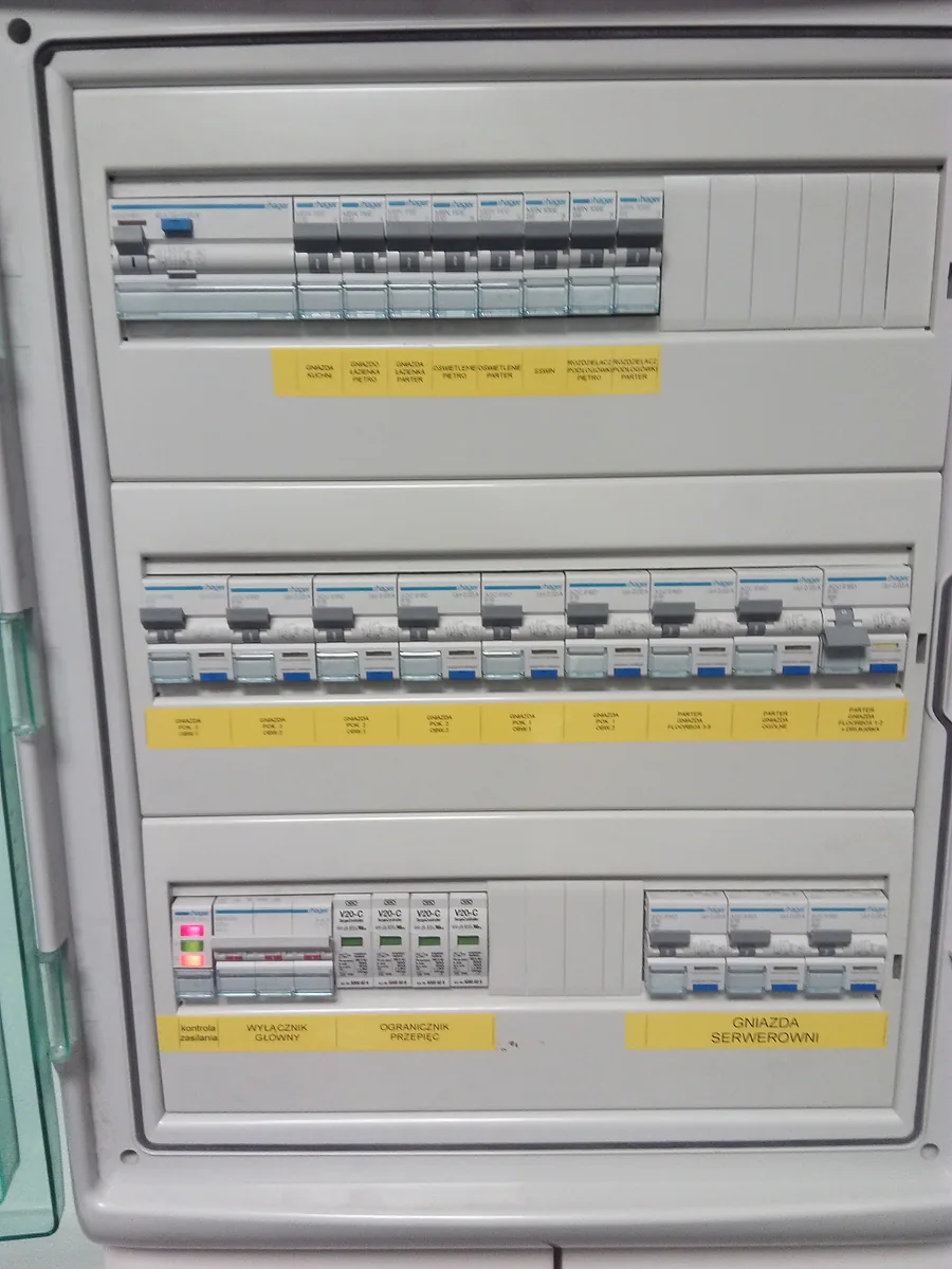 Rozdzielnica elektryczna Hager